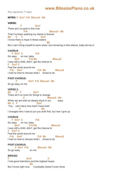 easy on me adele chords|easy on me chord chart.